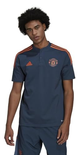 adidas Manchester United Maillot de Foot Bleu Homme 2022 Bleu XS