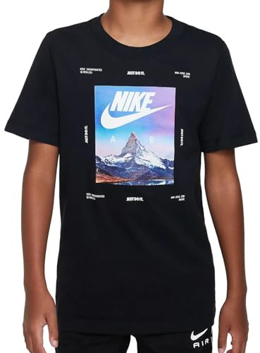 NIKE DX1152-010 U NSW Tee Photo HO22 T-Shirt Unisex Schwarz Größe M
