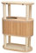 Ebi, Kratzbaum aus Bambus Tori 113 78 x 39 x 113 cm, Beige, Katze