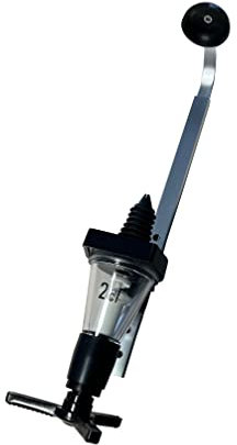 Wandhalter für 0,7-1 Liter Flasche mit 2cl Portionierer/Dosierer Flaschenhalter Bar Hausbar Kellerbar