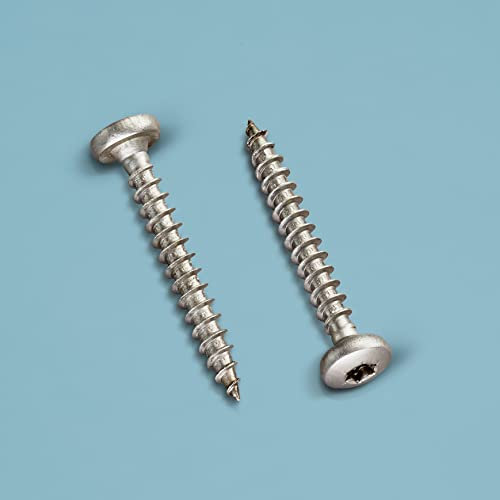 Löffert® 4,5 x 35 mm | 100 Stück V2A-Schrauben (Torx) für Holz-Unterkonstruktion | Aluminium-Profile & Zubehör für 16mm Stegplatte