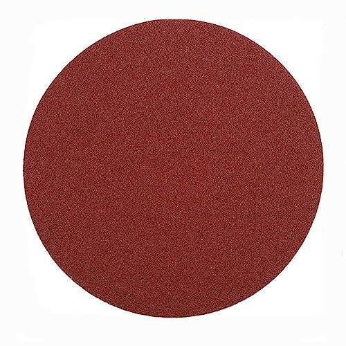 Secwell 25Pz Dischi Abrasivi Velcrati 150mm Grana P180 Rotondi di Carta Vetrata Senza Fori Kit di Carta Abrasivi