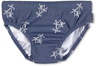 Sterntaler Badehose Palmen Jungen aus Bademodenstoff mit Palmendruck - Badehose Baby mit Windeleinsatz bis Größe 86/92 und UV Schutz 50+ für Sonnentage am Strand