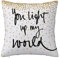 ERICAT Überwurf Kissen Fall Quadratisch Kissenbezug,Sie beleuchten My World Graphics Studio,Home Dekorative Sofa Sessel Schlafzimmer Wohnzimmer 45x 45cm