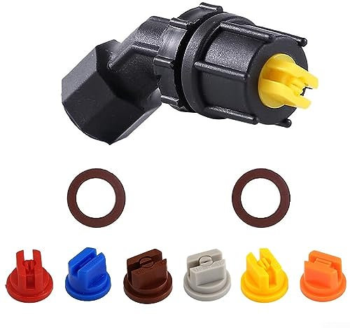 for HPLIVE High Pressure with 6pcs 110° Nozzle, 0.1-0.4mm Aperture for Backpack Sprayer Garden Spray for Weeding