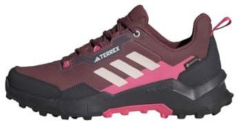 adidas Damen Terrex AX4 Gore-TEX Hiking Shoes Wanderschuhe, Burgundy/Putty Mauve/Pink Fusion, 41 1/3 EU