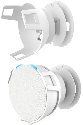 AZURAOKEY Ständer für Echo Pop, Wandhalterung für Echo Pop, mit Kabelmanagement-Regal für platzsparenden und einfachen Zugriff, perfektes Halterungsregal Zubehör für Echo Pop Smart Lautsprecher, 2
