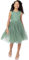 Maya Deluxe Mädchen Paillettenverziertes Hochzeit Und Geburtstag Festlich Mit Bandschleife Brautjungfernkleid Kleid, Deep Mint, 5-6 Jahre EU