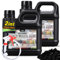 Colle de Paillis, Colle de Gravier Noire - 2L Colorant et Liant de Paillis avec Applicateur pour Coller des Pierres, Paillage, Paysager - 2-en-1 Stabilisateur de Paillis pour Gravier, Roche, écorce