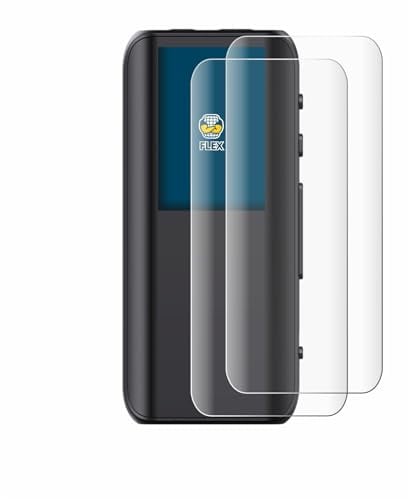 BROTECT Schutzfolie für FiiO BTR15 | 2 Stück Transparenter Displayschutz Made in Germany Klare Full-Screen Folie Full-Cover 3D Curved Montage Kit