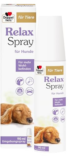 Doppelherz für Tiere Relax Spray für Hunde | Umgebungsspray für mehr Wohlbefinden - geruchsneutral - 90 ml