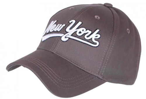 Hip Hop Honour NY Cap Grau Vintage Baumwolle Klasse Bronxa Baseball – Herren, grau, Einheitsgröße