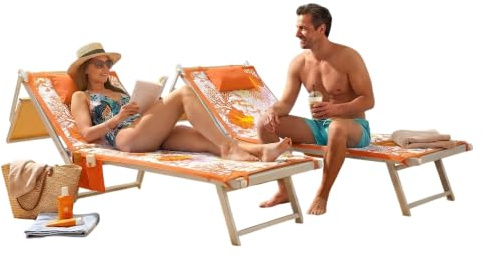 l&j Strandtuch aus Mikrofaser mit elastischen Ecken, praktisch und leicht, Seitentaschen bequem und aufblasbar, einfarbig, 190 x 70 cm (4)