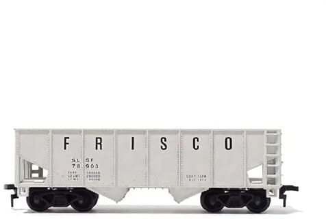 Modell 1/87 HO Scale Train Model Track Train Frisco Hoppercar Model Train Scene Miniature Collection Sand Table Landscape