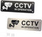 CCTV In Operation Sign Outdoor Small Size 15×5cm CCTV Sign For Camera or Security Camera Waterproof,Anti-Scratch-Stickers and Pre-Drilled Holes CCTV Recording Sign/Home Security Sign 2 Pack