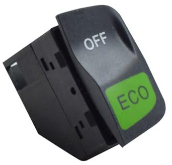4518204410 Langlebiger Auto Start Stop Schalter ECO OFF Schalter für Mercedes-Benz Smart Fortwo 451 2008-2015 (Schwarz)