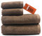 Gutherz | Handtuch Set | Badetuch Set 600g/m2 Luxusklasse | 100% Baumwolle - Weich und Saugstark (Braun, 4er Set - 2X Duschtuch 70x140 + 2X Handtuch 50x90)