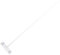 WRITWAA 2 Piezas Trapeador electrostático Interior Desmontable Objetivo trapeadores para Pisos de Madera Reutilizable Plumero trapeador para Pisos de Madera Dura Varillas de Metal Blanco