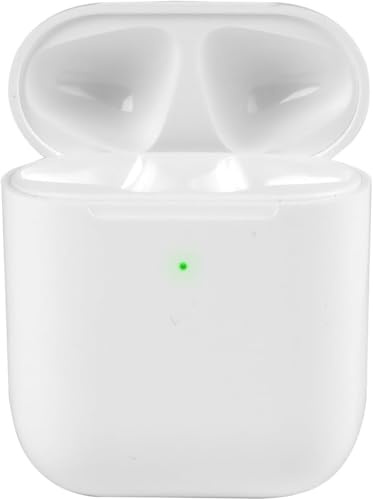 MR20GA Wireless Charging Case Replacement for AirPods 1 and 2 – Bluetooth Sync Button, Supports Lightning Charging, No Earbuds Included