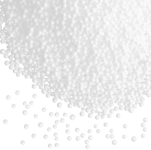 Healeved 1tasche Schaumstoffkugeln als Füllmaterial für Sitzsäcke Nachfüllmaterial für Sitzsäcke Zubehör für Kissenfüllung Füllung für Sofakissen