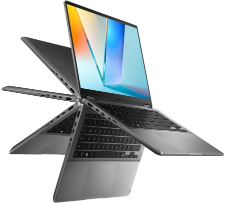 SIMPLETEK - PC Convertibile 14 OLED Touch Ultra 5 16GB 512GB Win 11 | PC convertibile 2-in-1, touchscreen, OLED, NPU AI, LPDDR5X, SSD PCIe 4.0, Wi-Fi 7, tastiera retroilluminata, Thunderbolt 4