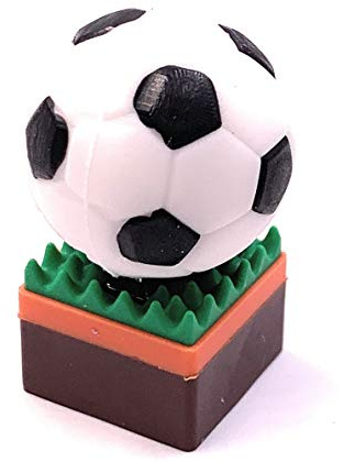 H-Customs Fussball Anstoß Rasen Elfmeter einzigartiger USB Stick 32 GB USB 3.0