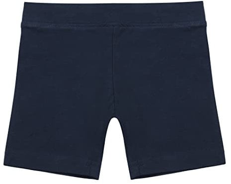 Listers Schoolwear Girls Dance Modesty Shorts 100% Cotton Breathable and Safety Dress Short Kids Stretchy Dancing Bike Pants Cycling Shorts for Girls Size 4-16 Years Navy