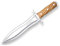 Joker Jagdmesser Jabali CO110, Griff aus Olivenholznholz, Gürtelmesser mit 25 cm Klinge MOVA Stahl, inkl. Lederscheide, Werkzeug zum Angeln, Jagen, Camping und Wandern