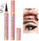 ONLYOILY Eyeliner Wasserfest Schwarz Liquid Eyeliner Präzisionsminiatur Schnell trocknend Langlebig Eyeliner 02