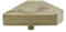 Lot de 1 à 10 capuchons de poteau en bois - Pyramide - Taille : 80 mm / 100 mm / 130 mm (3) - 1 pièce de 130 x 130 mm.
