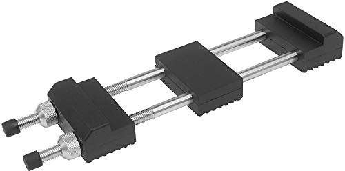 ANCLLO Pierre à aiguiser avec support en caoutchouc antidérapant - Support pour pierre à aiguiser, réglable, antidérapant - réglable de 14,7 à 22,9 cm, fonctionne avec les pierres à huile et diamant