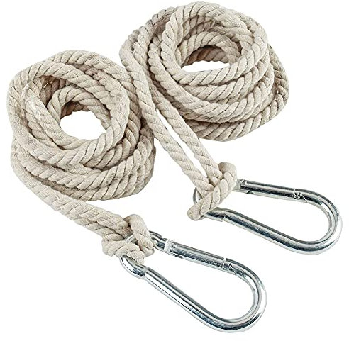 Arbre Balançoire Straps Hamac arbre sangles coton suspendu Balançoire Corde Maintient Balançoire réglable crochets Sangle de jardin Accessoires 4M 2PCS