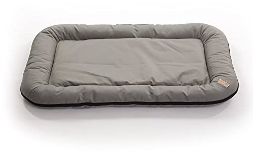 ESTEXO Hundebett Hundekissen Hundekorb Haustierbett Katzenbett Hundesofa Teflon Matte Grau 100x120 cm