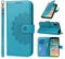 ELTEKER iPhone X Case,iPhone XS Wallet Case with [Creadit Card Holders] [Shockproof TPU Shell] [Kickstand], PU Leather Magnetic Phone Cover Flip Wallet Case for iPhone X/XS (5.8 Inch)- Blue