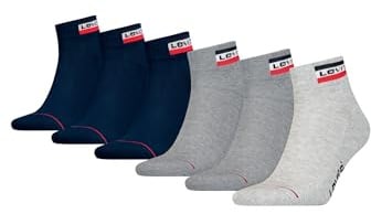 Levi's Quarter Socken Unisex 2er Pack