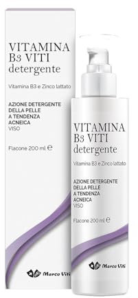 Marco Viti Vitamina B3 Viti - Detergente per pelle Acneica, 200ml