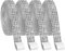 4 Rollen Diamantband selbstklebend kristall strass diamant band Glitzerband Silber Strassband Deko Strasssteine Band Glitzersteine für Hochzeit Geburtstag Dekoration Kunsthandwerk (4 Reihen)