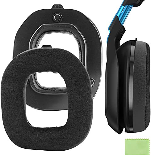Geekria Comfort Hybrid Velours Ersatz-Ohrpolster für Astro A50 Gen 3 Kopfhörer, Ohrpolster, Reparaturteile (schwarz)