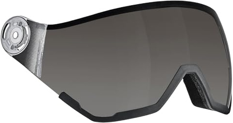 Black Crevice Ersatzvisier mit Vollschutz I Skihelm-Ersatzvisier Skihelm Modell: Vail I Anti-Fog-Beschichtung & UV 400 Schutz I bruchfestes Visier