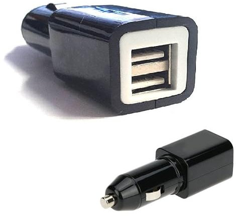 Mr. Gadget's Solutions® Chargeur de voiture universel 2 A 2 ports USB pour Samsung, Huawei, HTC, Xiaomi et autres appareils intelligents (appareils photo numériques, lecteur MP3, navigateur GPS, PDA,