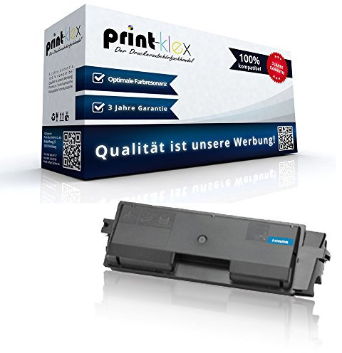 Print-Klex Tonerkartusche kompatibel mit Kyocera FS-C 5150 DN FS-C 5150DN TK580K 1T02KT0NL0 TK-580K XL TK580 TK-580KXL Schwarz Black - Office Pro Serie