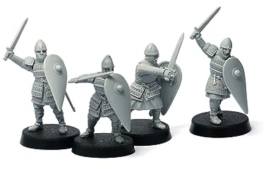 Brother Vinni Italo-Norman Crusaders, 28mm Resin Miniatures for Tabletop Wargaming