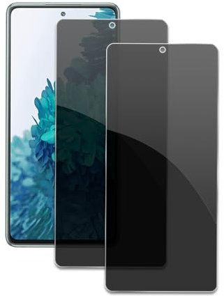 2 Stück Sichtschutz für Samsung Galaxy S20 FE, Anti-Spähen Privatsphäre Schutzfolie,Anti-Spy Panzer Schutz Glas Folie, HD Blickschutzfolie, 9H Härte, Anti-Kratzer, Bläschenfrei