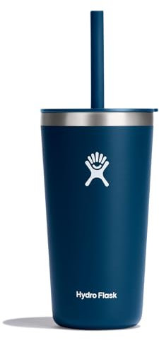 Hydro Flask 20 Oz All Around Tumbler Straw Lid Indigo