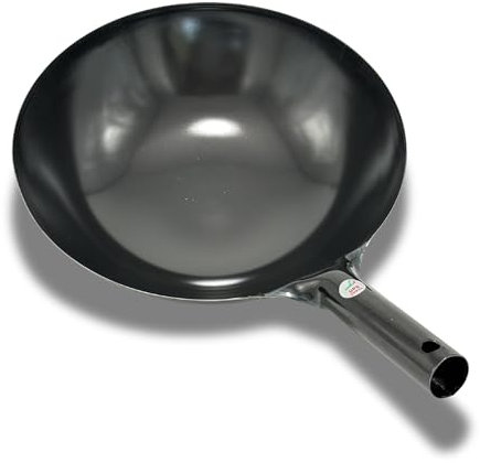 UPB Japan Kanda Iron Beijing Wok - Lightweight and Durable - Perfect for Authentic Japanese Cooking - 14.2 inch 36cm