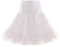 KONG JIMFAN Tüllrock Damen Karnevalskostüme Tüllrock Mit Lichterkette Karneval Underskirt Tüllrock Weiß Mädchen Schwarzer Rock Damen Retro Abendkleid Damen Kostüm Karneval Damen(S,Weiß)