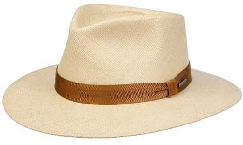 Stetson Traveller Sombrero Panama Proteccion UV 40 Unisex Primavera Verano