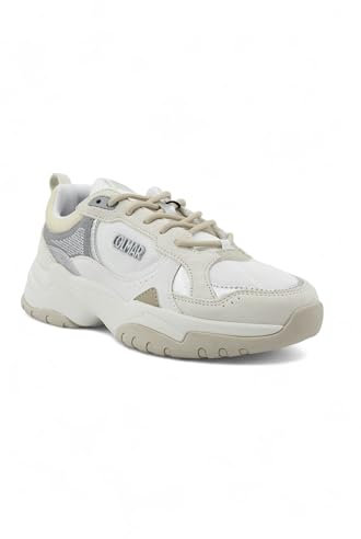 COLMAR Schnürschuhe für Damen, weiß grau, 37 EU