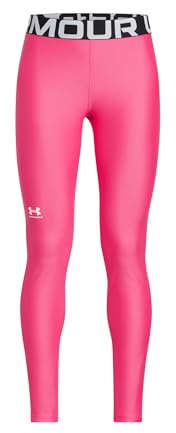 Under Armour Girls' HeatGear Legging, Essential Compression Gym Leggings for Girls, Breathable and Lightweight Girls' Leggings