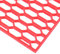 AggAuto Rejilla universal para rejilla de coche, 119,38 x 40,64 cm, color rojo, plástico ABS, rejilla de coche, agujero de panal de abeja, 10 x 25 mm, rejillas hexagonales